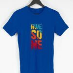 Awesome Men's Round Neck Half Sleeve T-shirt - Its Clover