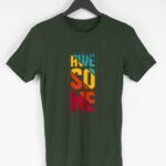 Awesome Men's Round Neck Half Sleeve T-shirt - Its Clover