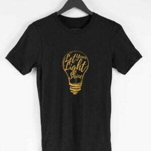 Light Quote Men's Round Neck Half Sleeve T-shirt