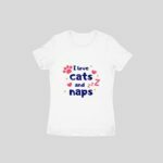 Cat Lover Women's Round Neck T-shirt - Its Clover