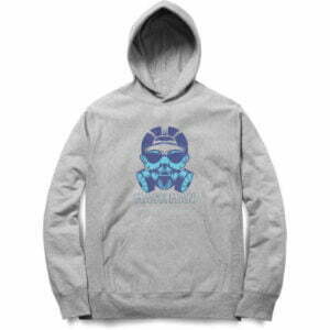Mask Man Men's Hooded Sweatshirt with Kangaroo Pockets
