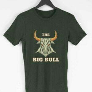 The Big Bull Men's Round Neck Half Sleeve T-shirt