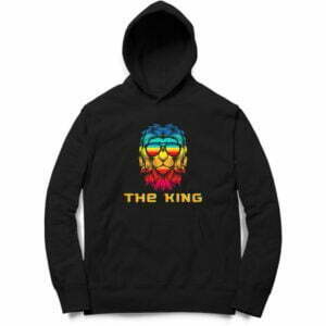 The King Men's Hooded Sweatshirt with Kangaroo Pockets