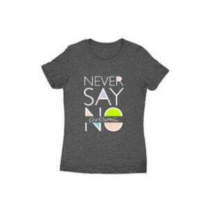 Be Awesome Women's Round Neck T-shirt - Its Clover