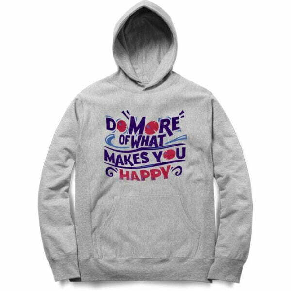 Happy Hooded Sweatshirt with Kangaroo Pockets - Its Clover
