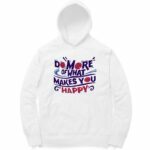 Happy Hooded Sweatshirt with Kangaroo Pockets - Its Clover