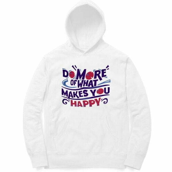Happy Hooded Sweatshirt with Kangaroo Pockets - Its Clover