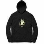 Graphic Hooded Sweatshirt with Kangaroo Pockets - Its Clover