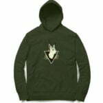 Graphic Hooded Sweatshirt with Kangaroo Pockets - Its Clover