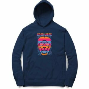 Good Vibes Hooded Sweatshirt with Kangaroo Pockets - Its Clover