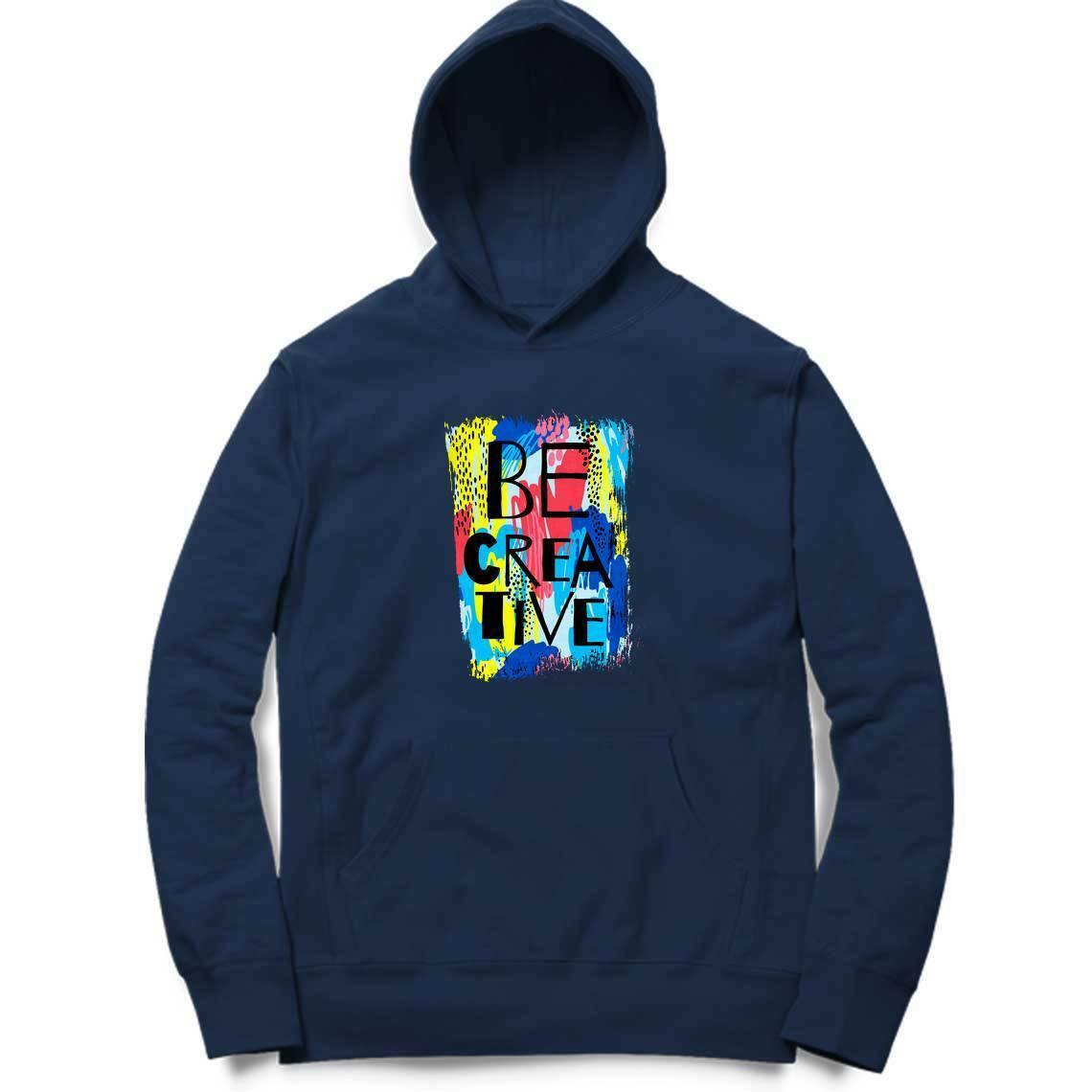 5fa94b3860a18 Be Creative Hooded Sweatshirt with Kangaroo Pockets - Its Clover
