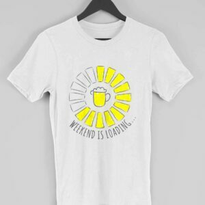 Weekend Men's Round Neck Half Sleeve T-shirt - Its Clover