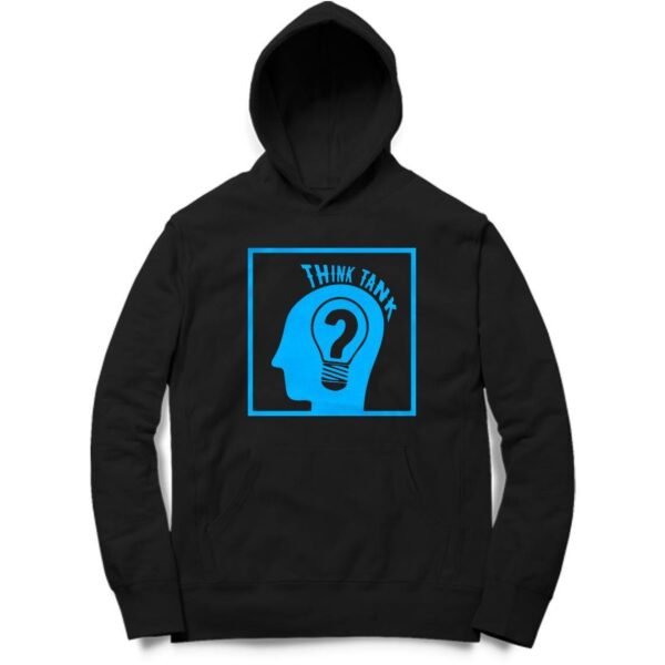 Think Tank Hooded Sweatshirt with Kangaroo Pockets - Its Clover