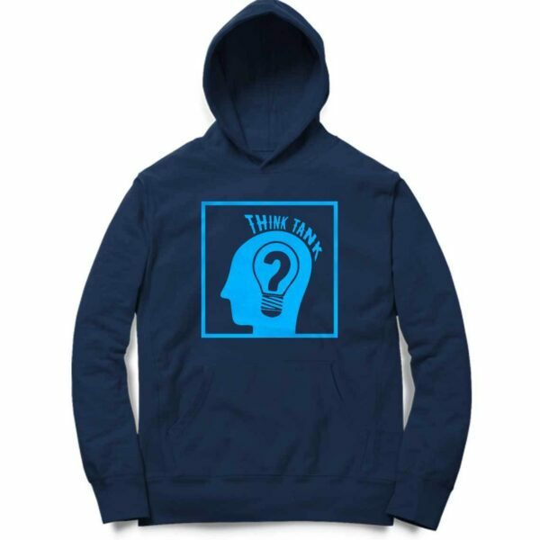 Think Tank Hooded Sweatshirt with Kangaroo Pockets - Its Clover