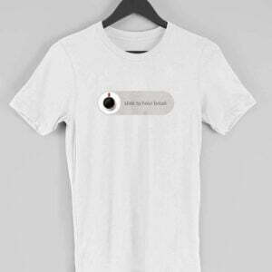 Break Time Men's Round Neck Half Sleeve T-shirt - Its Clover