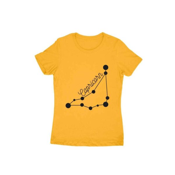 Capricorn Zodiac Women's Round Neck T-shirt - Its Clover