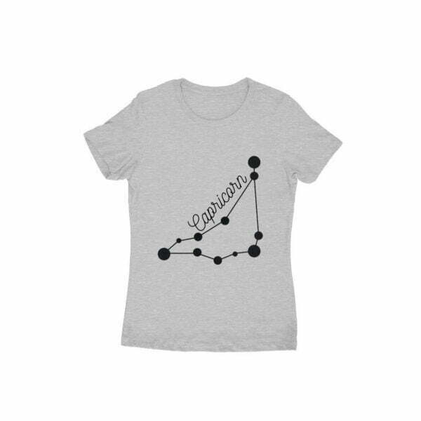 Capricorn Zodiac Women's Round Neck T-shirt - Its Clover