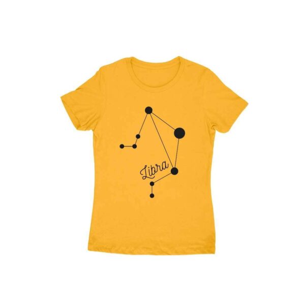 Libra Zodiac Women's Round Neck T-shirt - Its Clover