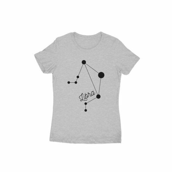 Libra Zodiac Women's Round Neck T-shirt - Its Clover