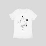 Libra Zodiac Women's Round Neck T-shirt - Its Clover