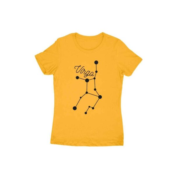 Virgo Zodiac Women's Round Neck T-shirt - Its Clover