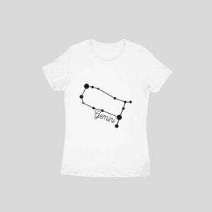 Gemini Zodiac Women's Round Neck T-shirt - Its Clover