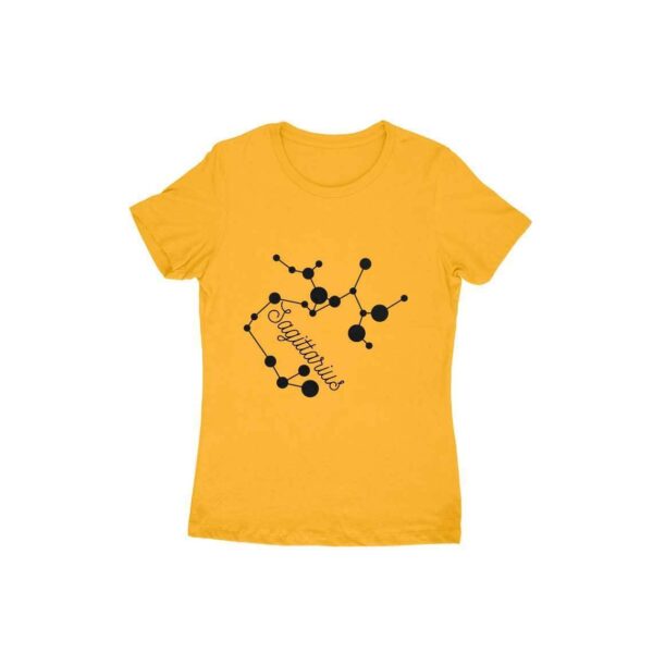 Sagittarius Zodiac Women's Round Neck T-shirt - Its Clover