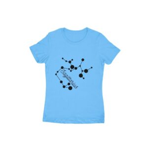 Sagittarius Zodiac Women's Round Neck T-shirt - Its Clover
