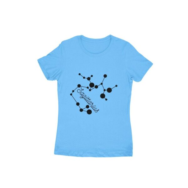 Sagittarius Zodiac Women's Round Neck T-shirt - Its Clover