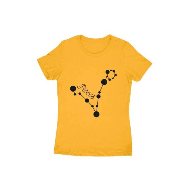 Pisces Zodiac Women's Round Neck T-shirt - Its Clover