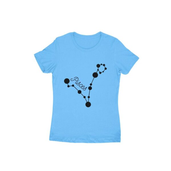 Pisces Zodiac Women's Round Neck T-shirt - Its Clover