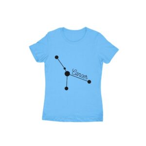 Cancer Zodiac Women's Round Neck T-shirt - Its Clover