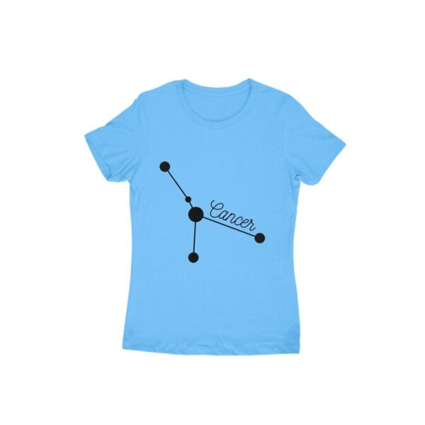 Cancer Zodiac Women's Round Neck T-shirt - Its Clover