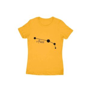Aries Zodiac Women's Round Neck T-shirt - Its Clover