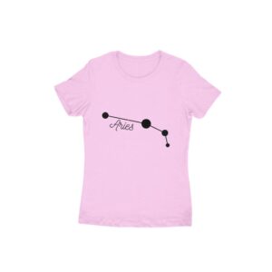 Aries Zodiac Women's Round Neck T-shirt - Its Clover