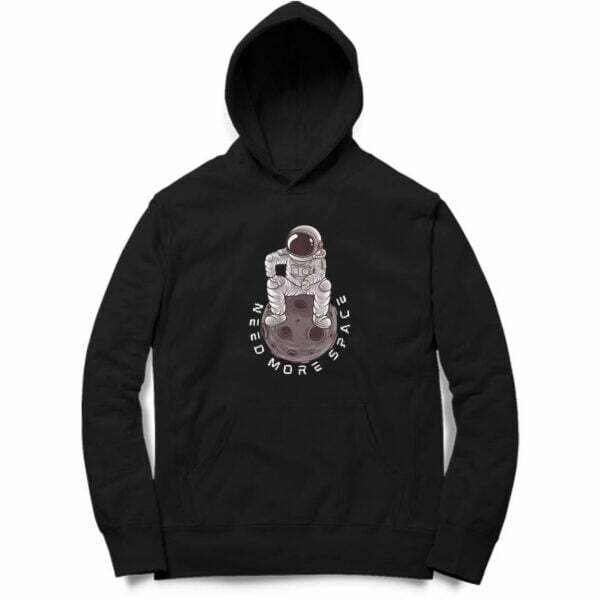 Need More Space Hooded Sweatshirt with Kangaroo Pockets - Its Clover