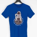 Need More Space Men's Round Neck Half Sleeve T-shirt - Its Clover