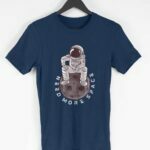 Need More Space Men's Round Neck Half Sleeve T-shirt - Its Clover