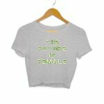 The Future Women's Crop Tops - Its Clover