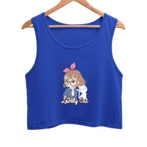 Cute Cat Women's Crop Tank Top