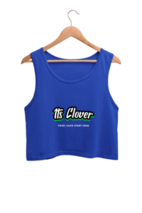 its Clover Style Women's Crop Tank Top