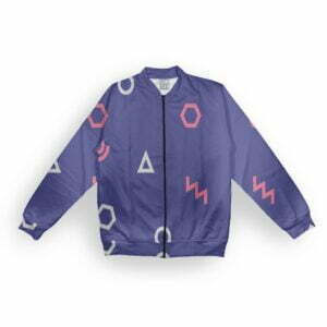 Cool Shapes Style Men's Zipper Bomber Jacket With Pockets its clover