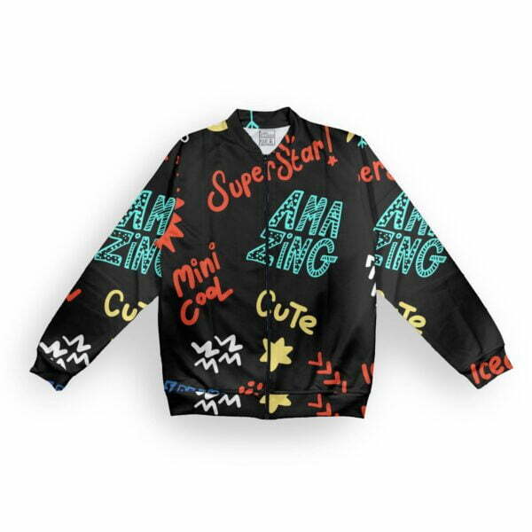 Super Cool Style Men's Zipper Bomber Jacket With Pockets its clover