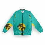 Summer Style Men's Zipper Bomber Jacket With Pockets its clover