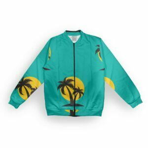 Summer Style Men's Zipper Bomber Jacket With Pockets its clover
