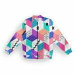 Cube Style Men's Zipper Bomber Jacket With Pockets its clover