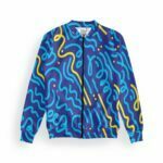 Cool Line Style Women's Zipper Bomber Jacket With Pockets its clover