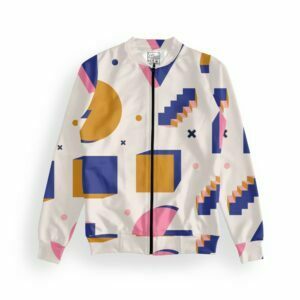 Gamer Style Women's Zipper Bomber Jacket With Pockets its clover