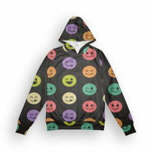 Smiley Style Women's All over print Hoodie with Pockets its clover