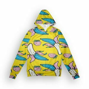 Banana Style Women's All over print Hoodie with Pockets its clover